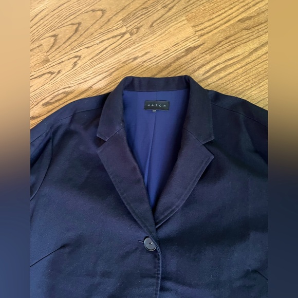 Hatch Maternity Navy Jacket O/S - Picture 2 of 10